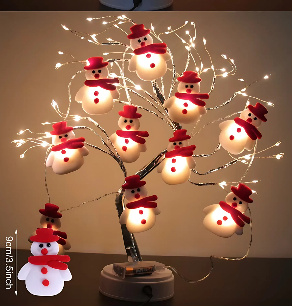 Snowman Christmas LED Garland String Light