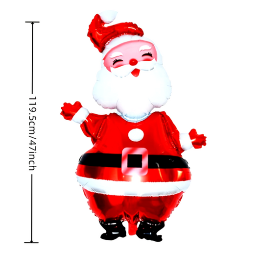 Large Santa Claus Christmas Balloon