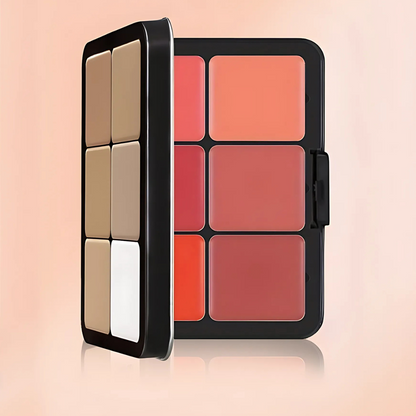 All-in-One Makeup Palette: Concealer, Blush, Highlights, Contour